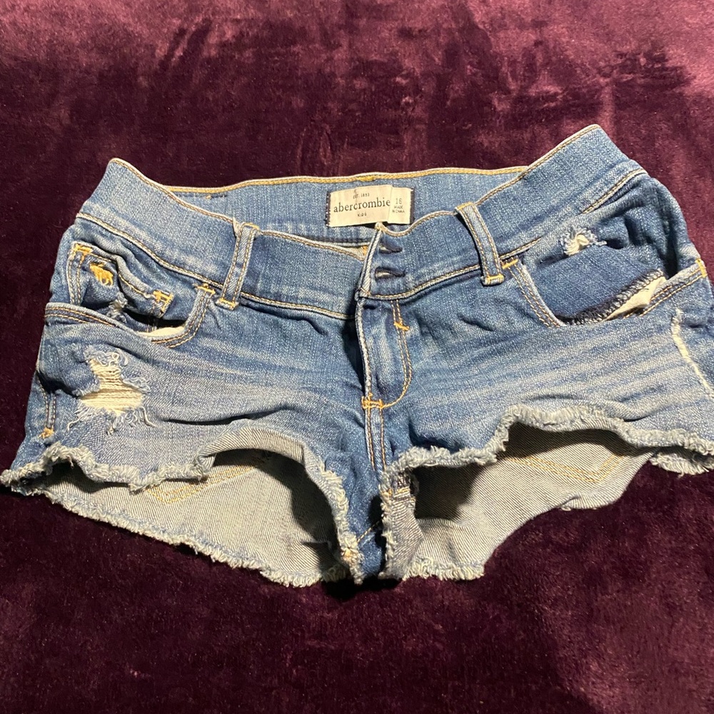 Abercrombie Kids Blue Denim Shorts